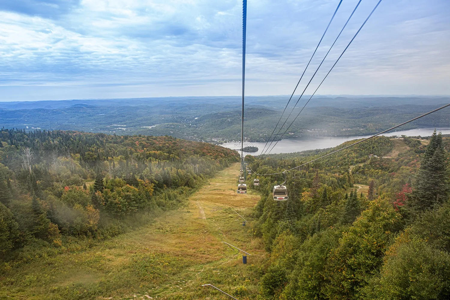 Exploring the colourful Tremblant Village