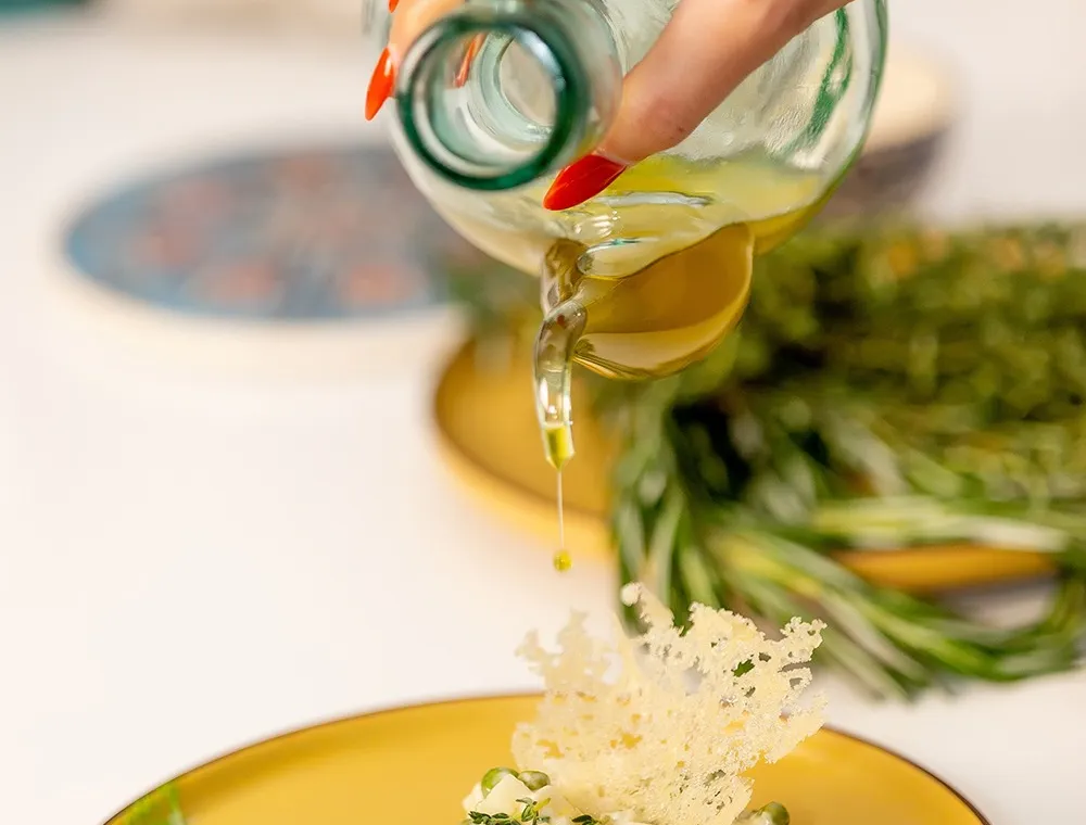 Celeriac (Celery Root) + Green Pea Risotto (Rice-less)