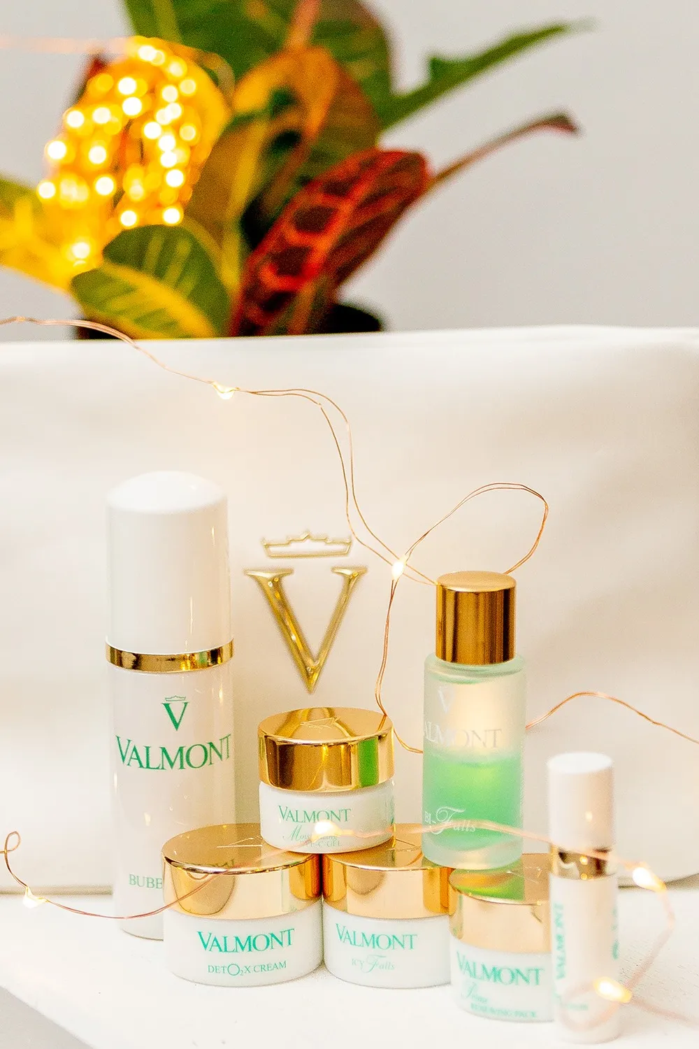 Spa treatment with Valmont products