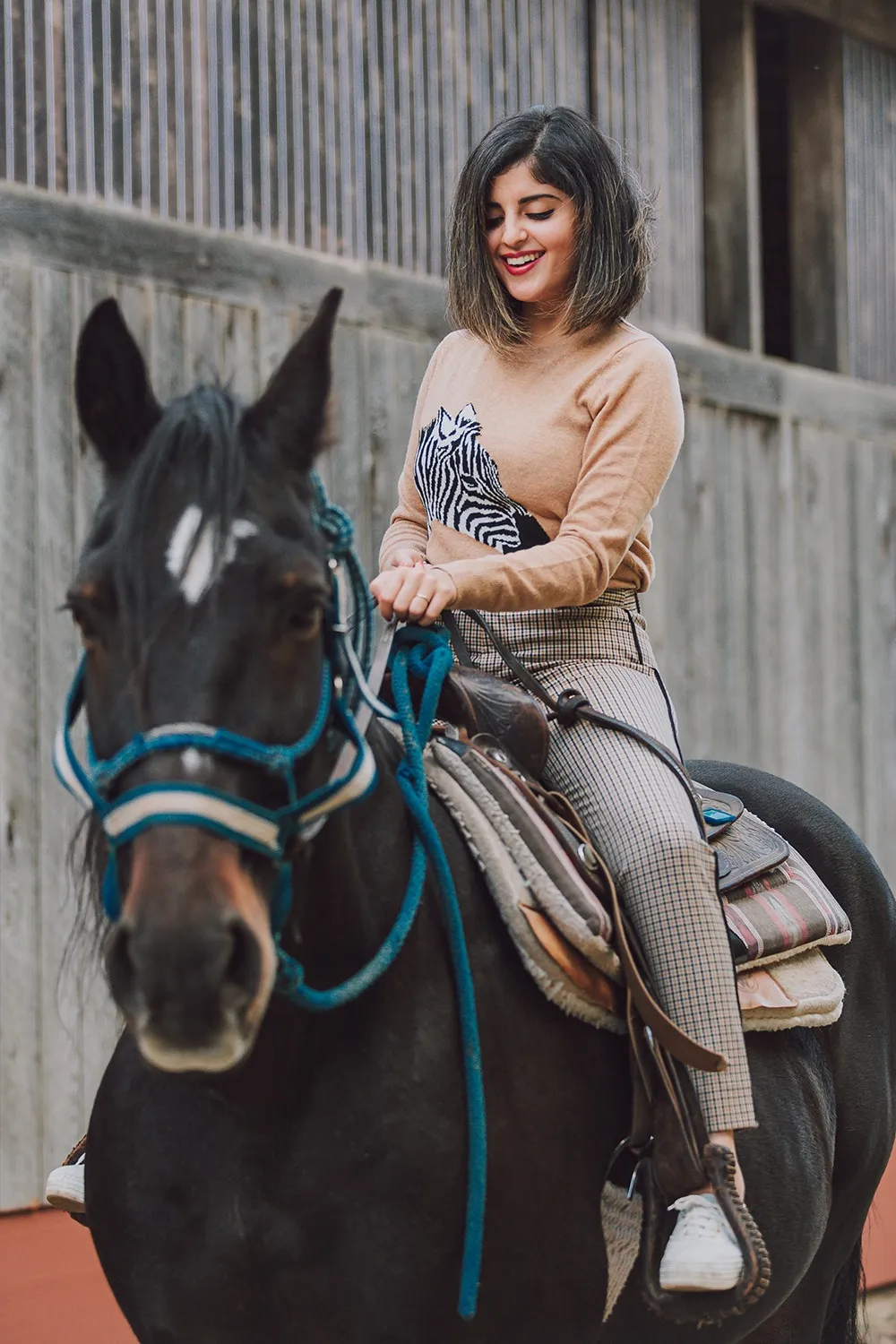 Horseback riding at Kanatha-Aki