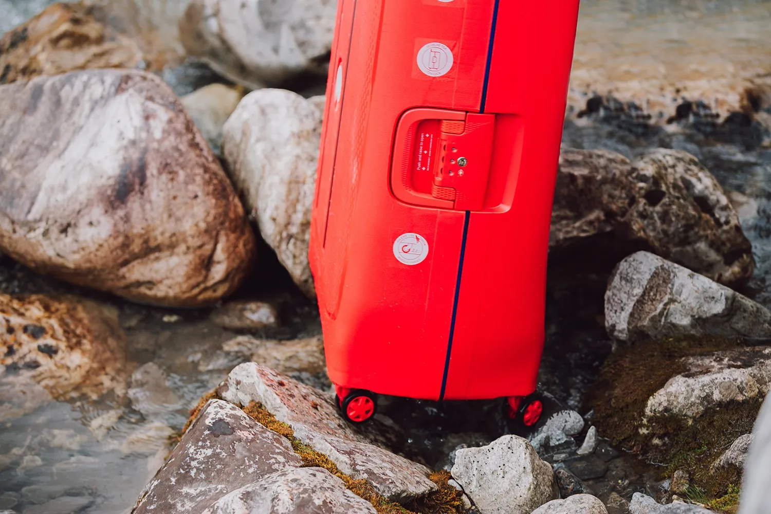 Moncey luggage available in several sizes