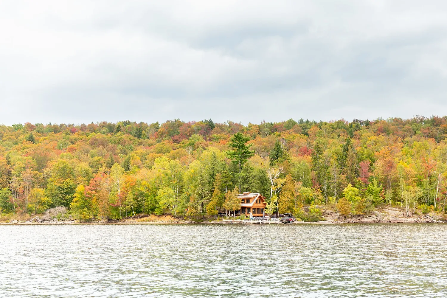 Scenic views from the Lake Tremblant cruise