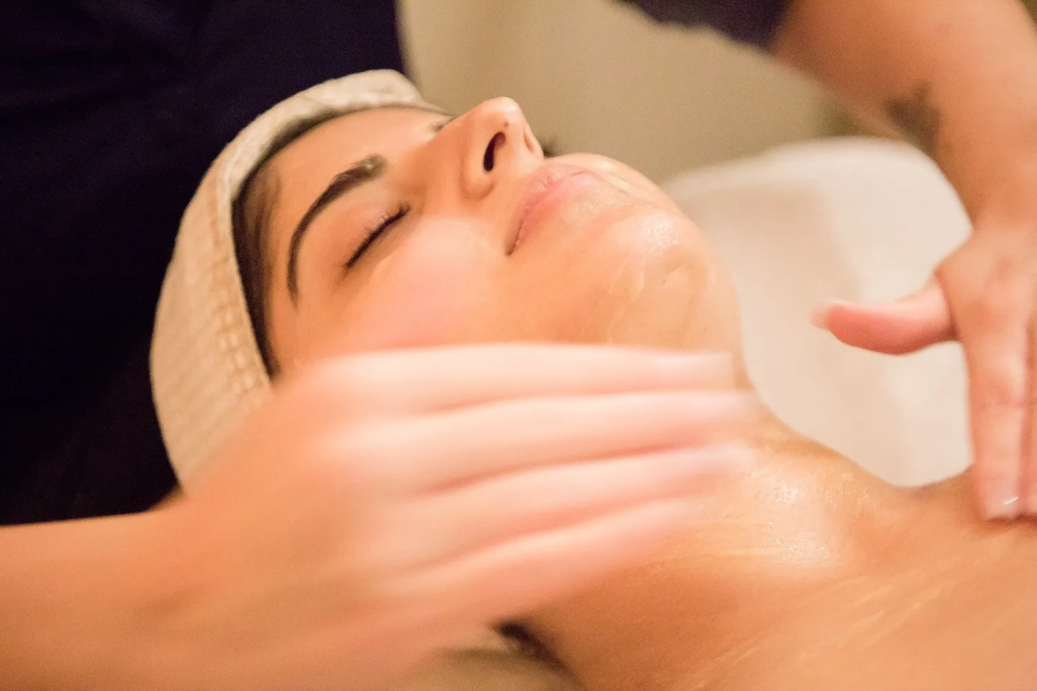 Soft, refreshed skin after the facial