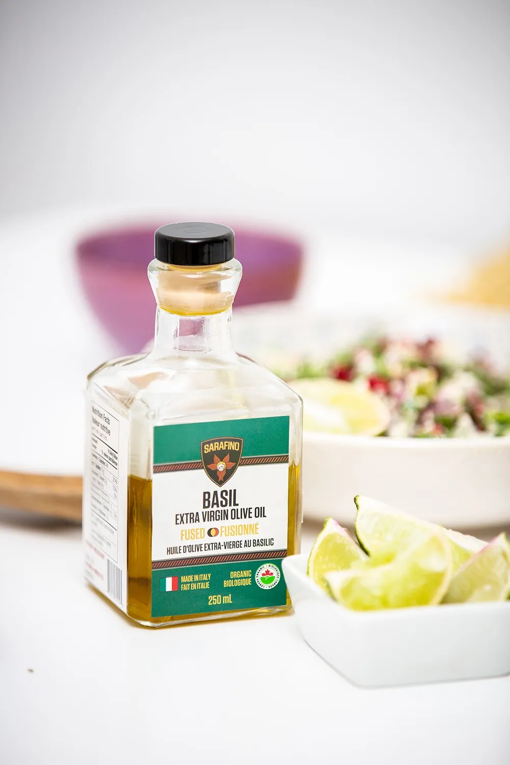 Ingredients for winter quinoa salad