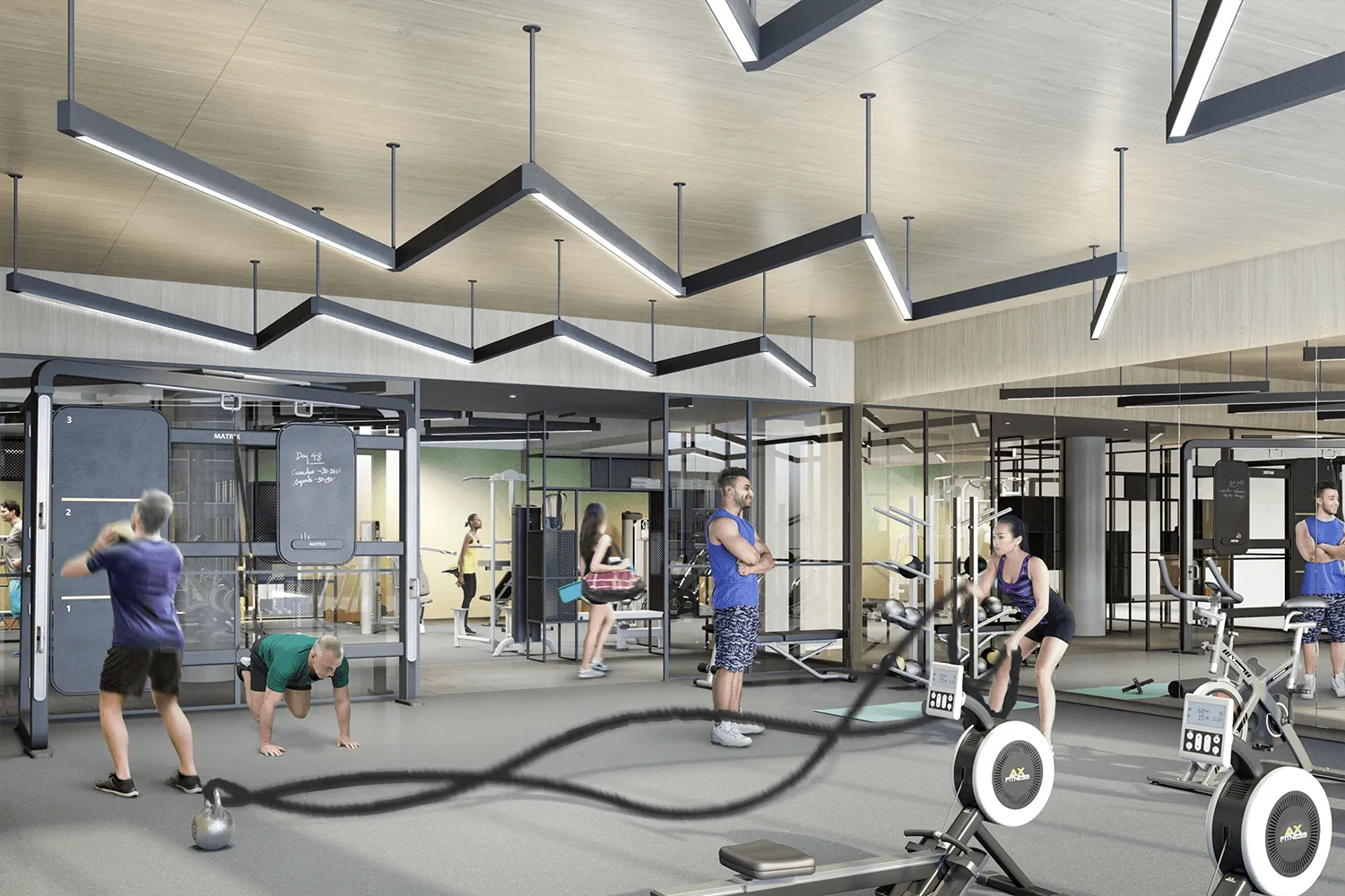 Wesley Tower shared amenity space
