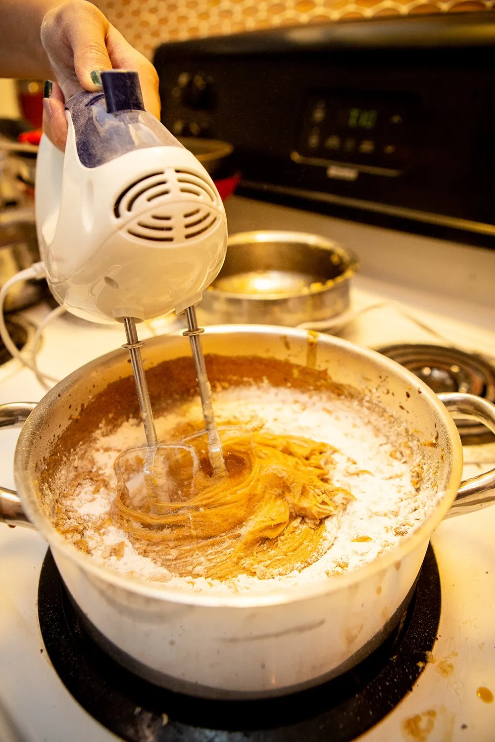 Whipping butter and brown sugar